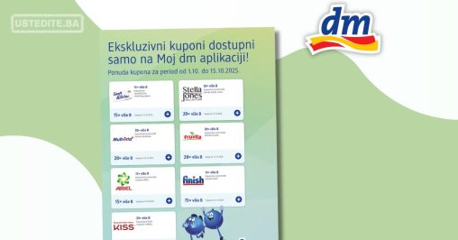 dm Ekskluzivni kuponi 1-15.10.2025.