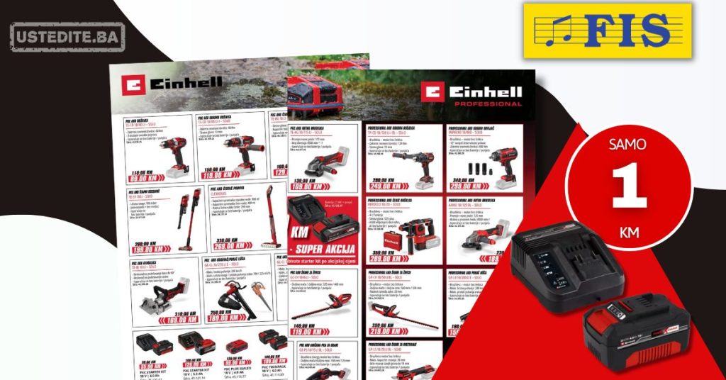 Fis katalog EINHELL VELIKA JESENSKA AKCIJA