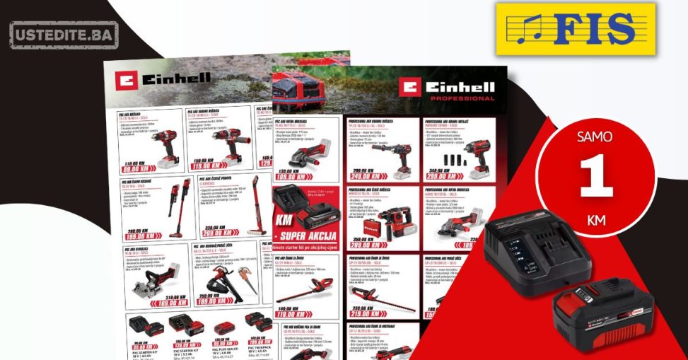 Fis katalog EINHELL VELIKA JESENSKA AKCIJA