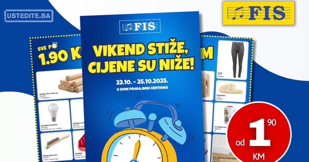 Fis vikend akcija 23-25.10.2025.