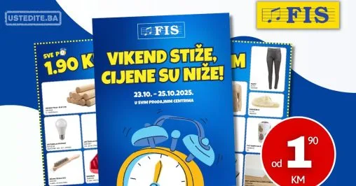 Fis vikend akcija 23-25.10.2025.