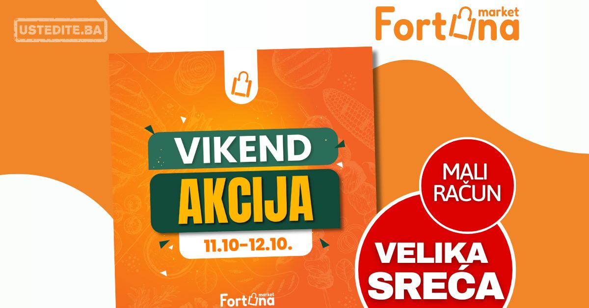 Fortuna vikend akcija 11-12.10.2025.