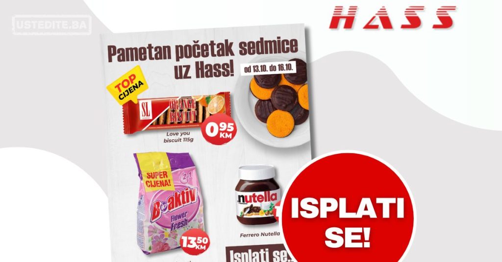Hass komerc SUPER AKCIJA 13-16.10.2025.