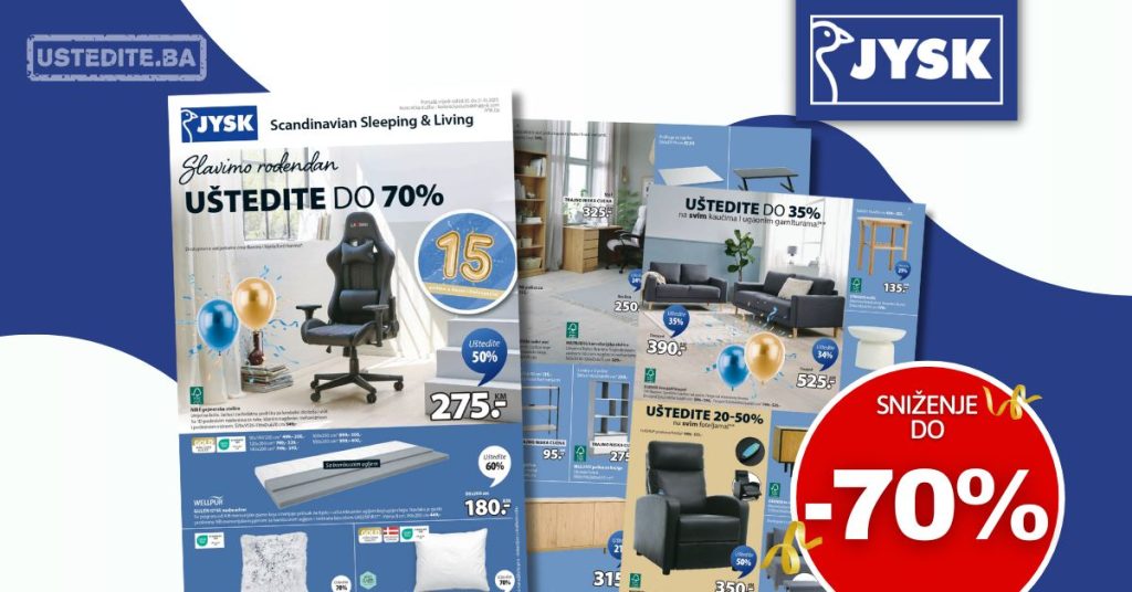 Jysk katalog 8-21.10.2025.