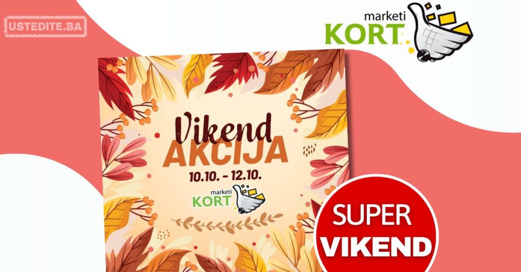 Kort vikend akcija 10-12.10.2025.