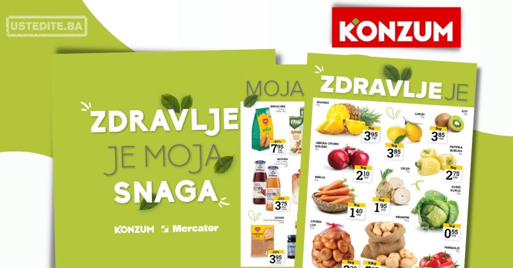 Konzum ZDRAVE NAMIRNICE 21-27.10.2025.