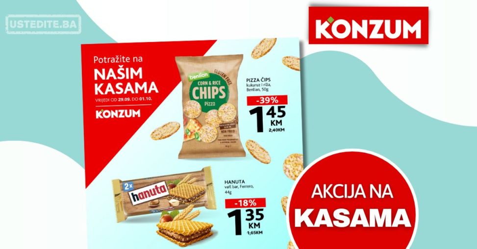 Konzum AKCIJA NA KASAMA