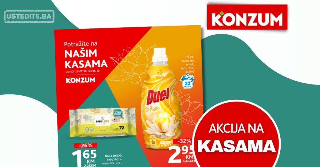 Konzum AKCIJA NA KASAMA