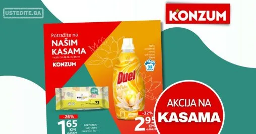 Konzum AKCIJA NA KASAMA