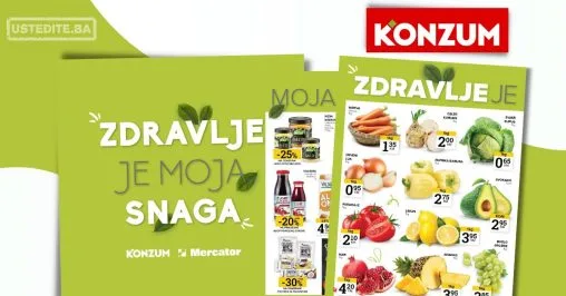 Konzum ZDRAVE NAMIRNICE 14-20.10.2025.