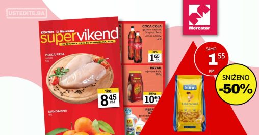 Mercator vikend akcija 23-27.10.2025.