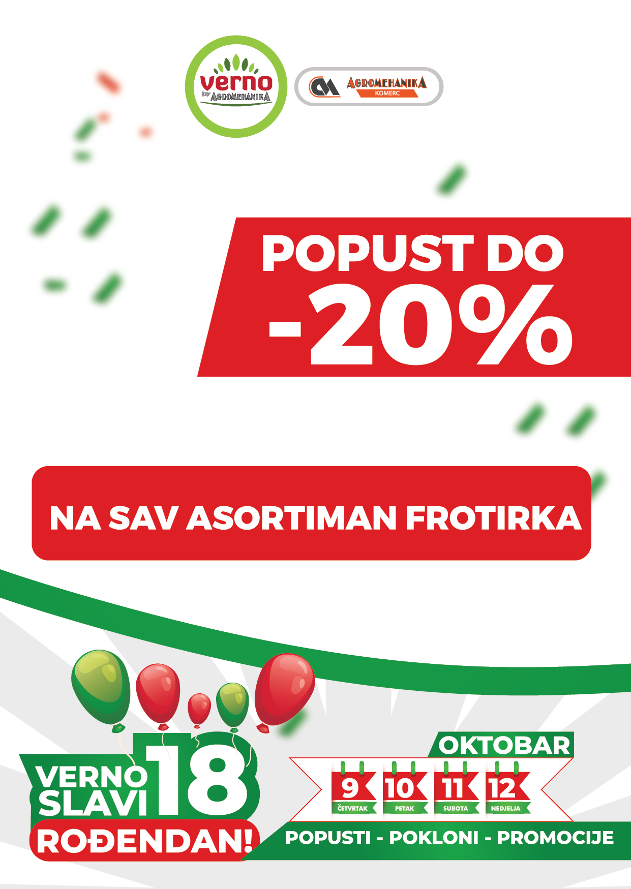 Verno slavi 18. rođendan 9-12.10.2025. 