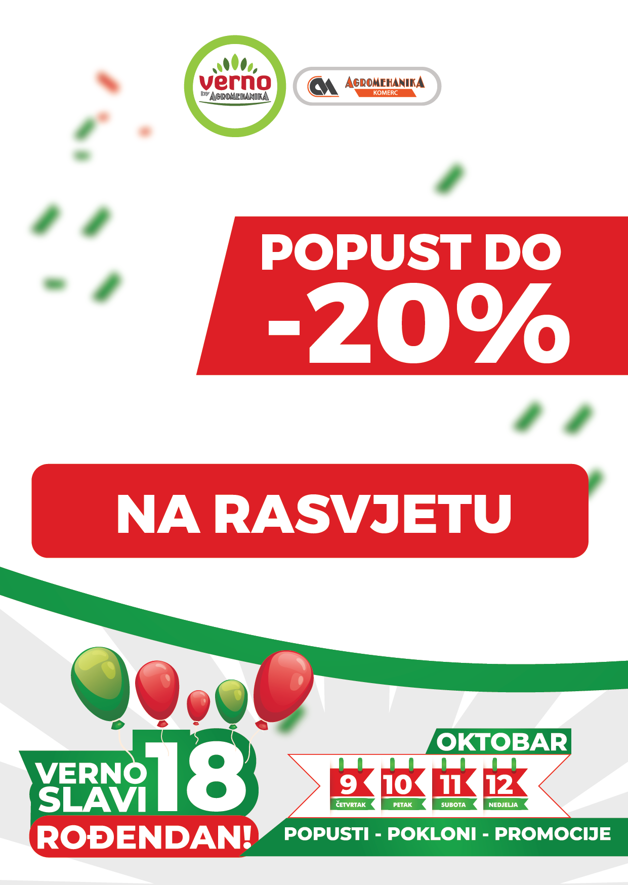 Verno slavi 18. rođendan 9-12.10.2025. 