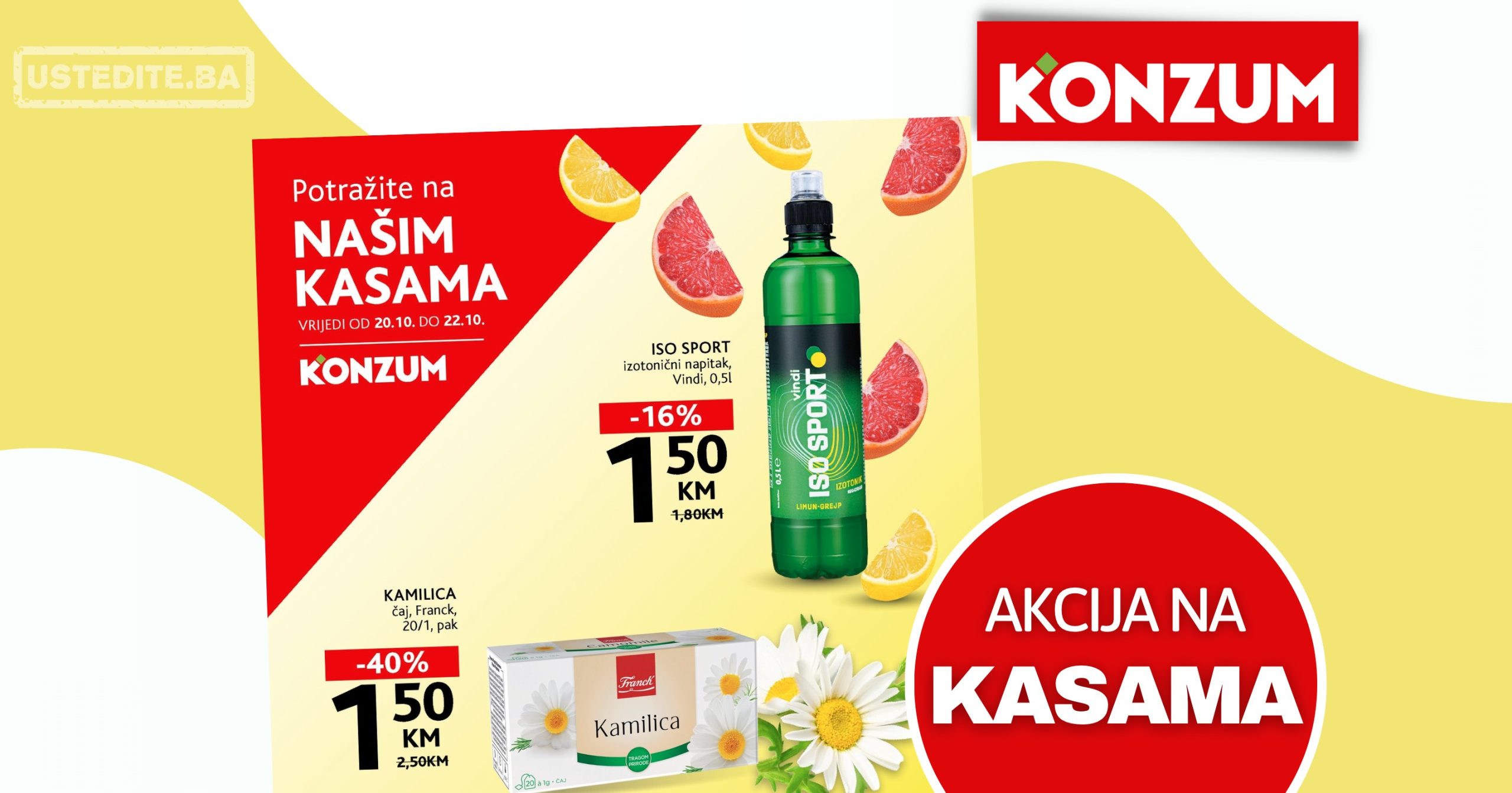 Konzum AKCIJA NA KASAMA