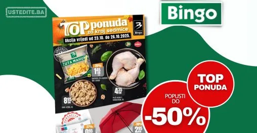 Bingo vikend akcija 23-26.10.2025.
