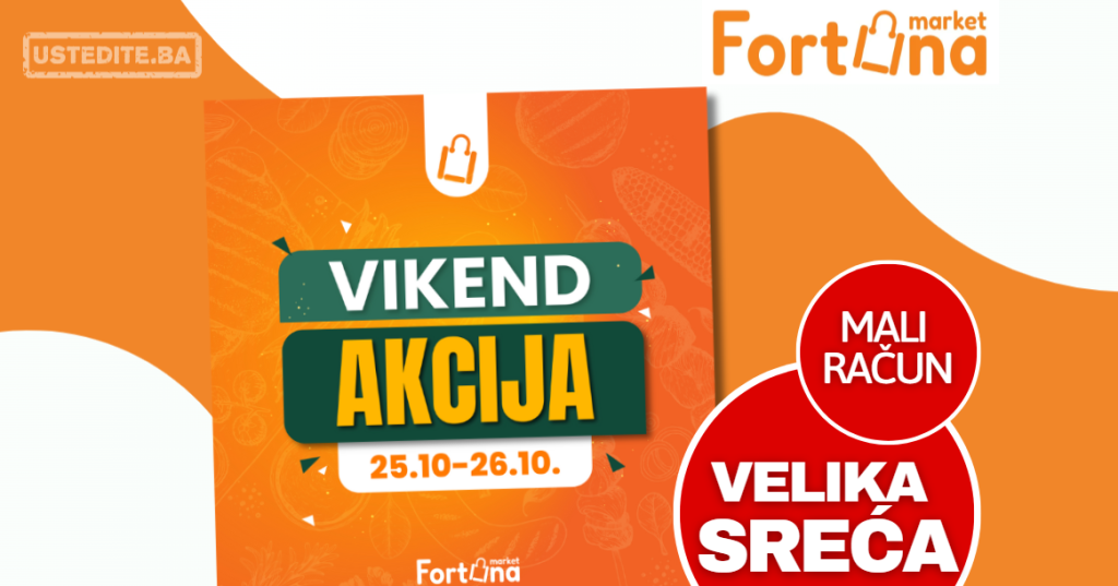 Fortuna vikend akcija 25-26.10.2025.
