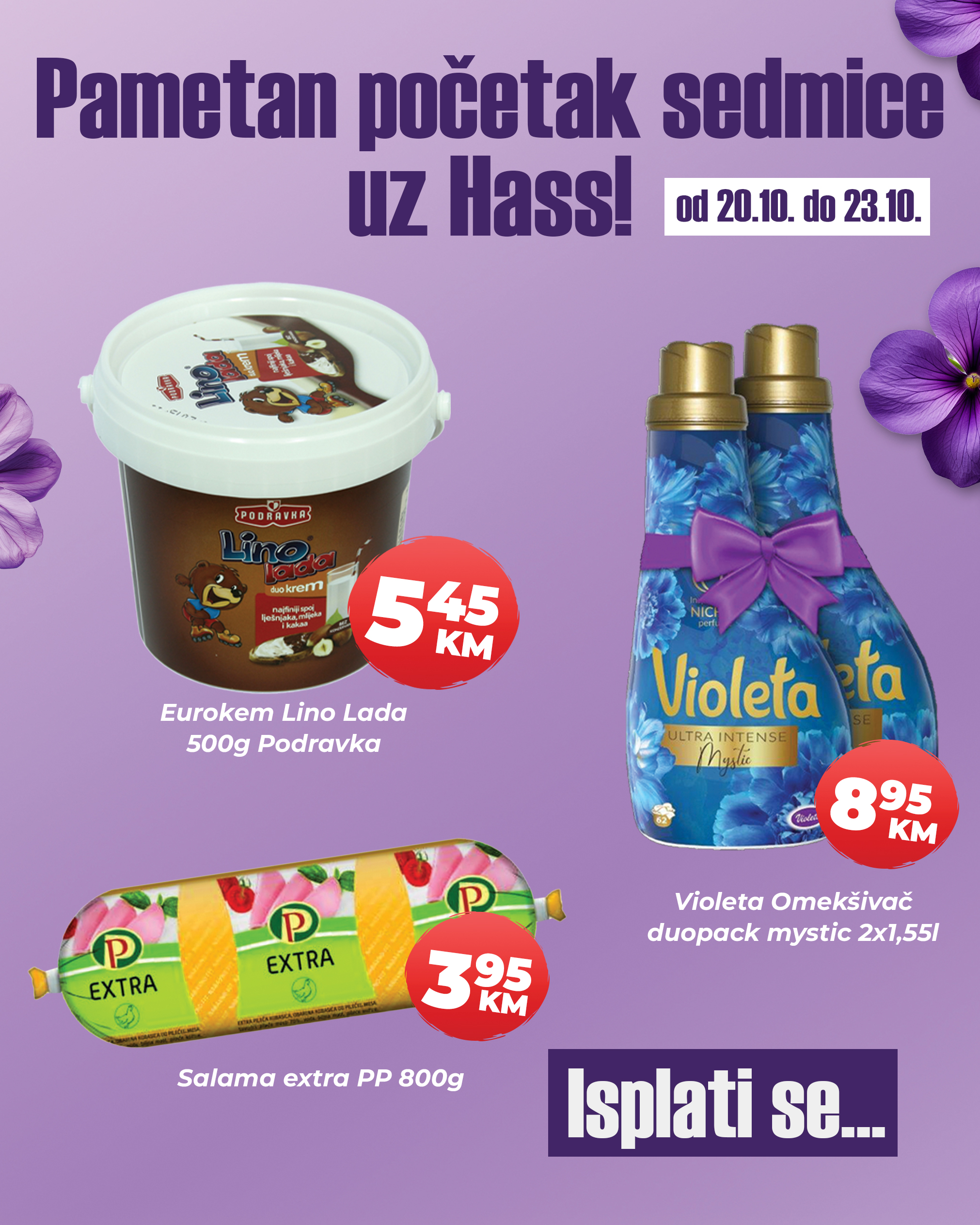 Hass komerc akcija za početak sedmice 20-23.10.2025.