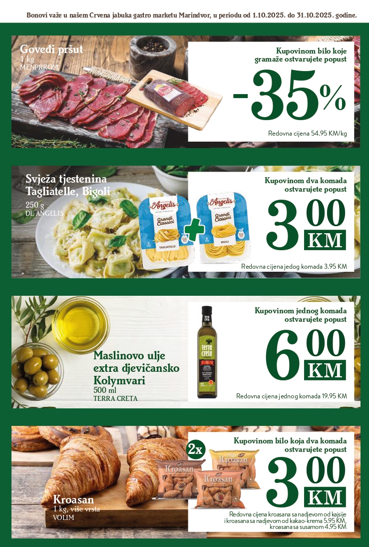 Crvena jabuka GASTRO MARKET katalog oktobar 2025. 