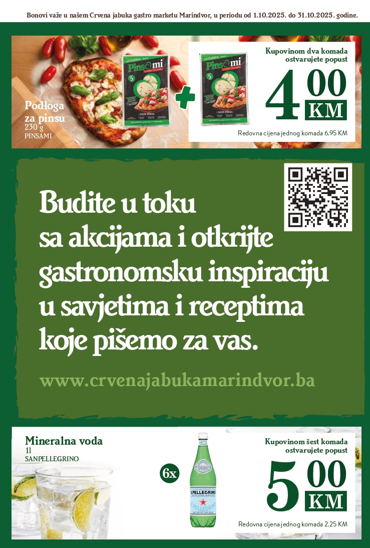 Crvena jabuka GASTRO MARKET katalog oktobar 2025. 