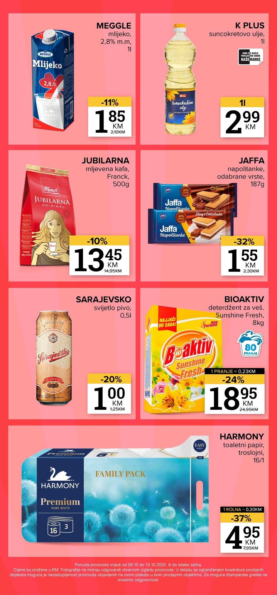 Konzum vikend akcija 9-13.10.2025.