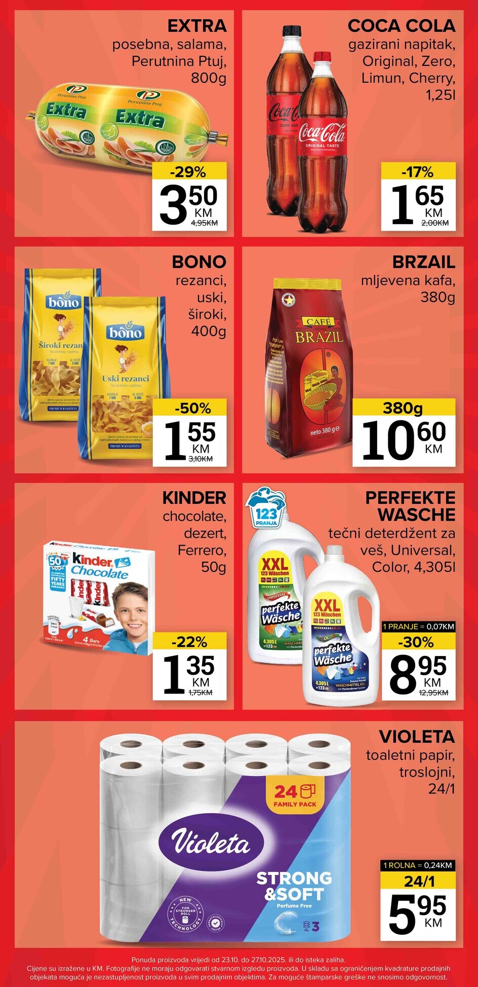 Konzum vikend akcija 23-27.10.2025.