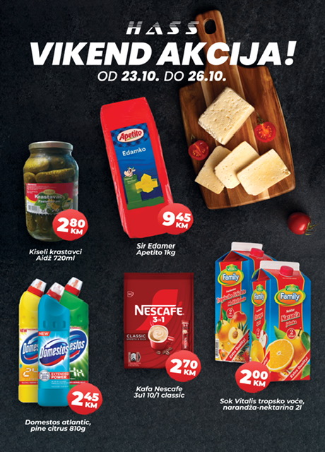 Hass komerc vikend akcija 23-26.10.2025.