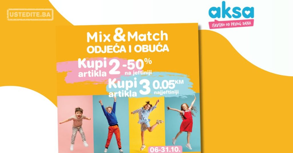 Aksa MIX&MATCH ODJEĆA 6–31.10.2025.