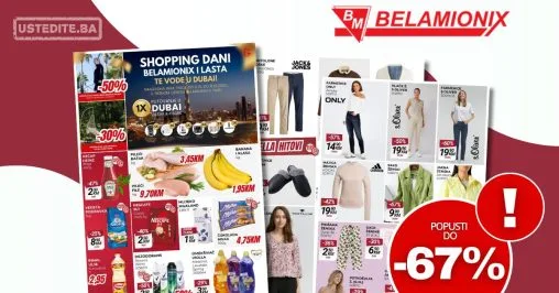 Belamionix SHOPPING DAYS ~ SNIŽENJE do 67% - 9-11.10.2025.