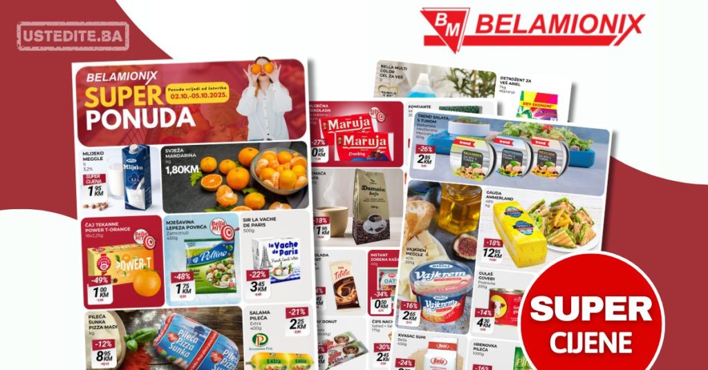 Belamionix vikend akcija 2-5.10.2025.