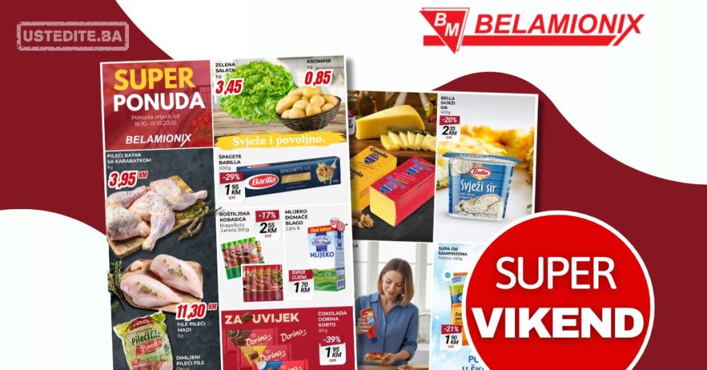 Belamionix vikend akcija 16-19.10.2025.