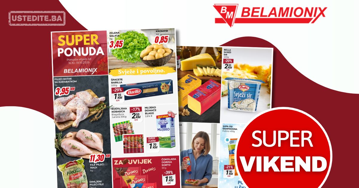 Belamionix vikend akcija 16-19.10.2025.