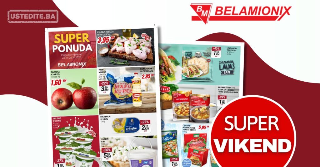 Belamionix vikend akcija 23-26.10.2025.