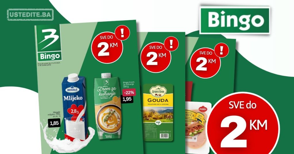 Bingo akcija SVE DO 2 KM