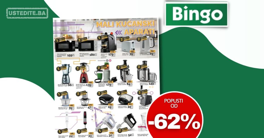 Bingo MALI KUĆANSKI APARATI 19.9-21.10.2025.