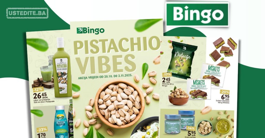 Bingo akcija PISTACHIO VIBES