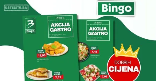 Bingo akcija GASTO PONUDA - sniženje do 2.11.2025.