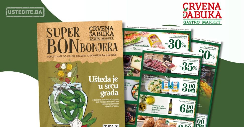 Crvena jabuka GASTRO MARKET katalog oktobar 2025.