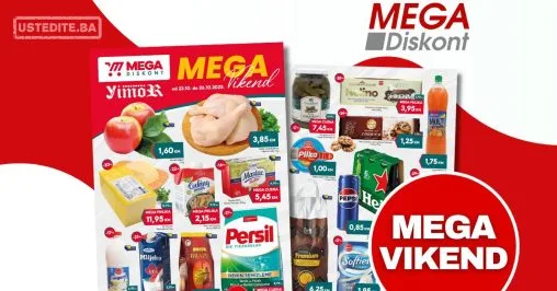 Mega Diskont vikend akcija 23-26.10.2025.