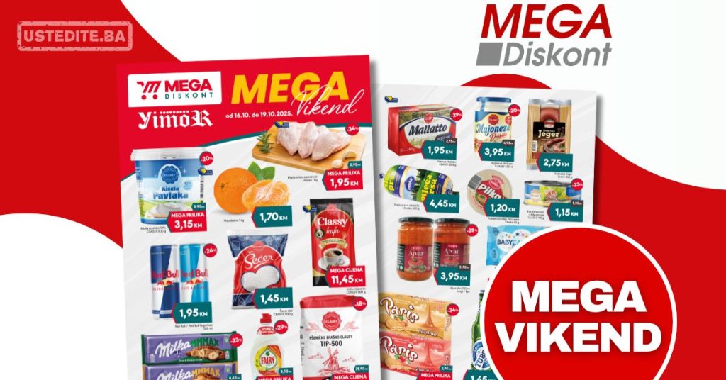 Mega Diskont vikend akcija 16-19.10.2025.