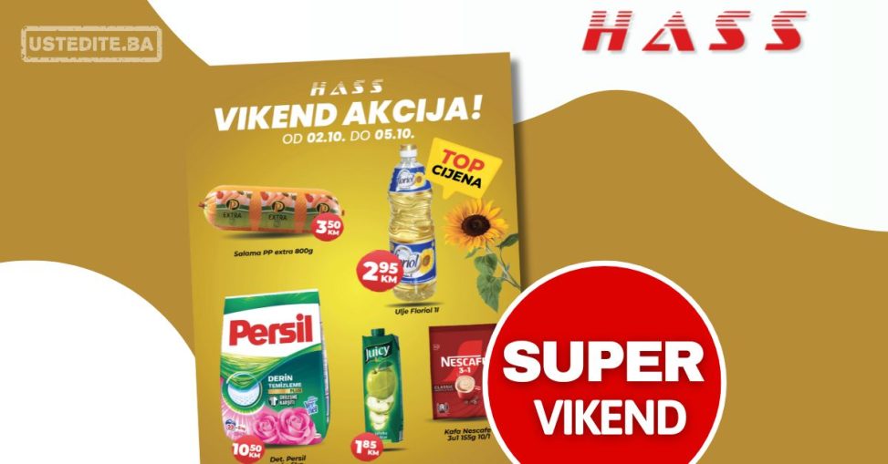 Hass komerc vikend akcija 2-5.9.2025.