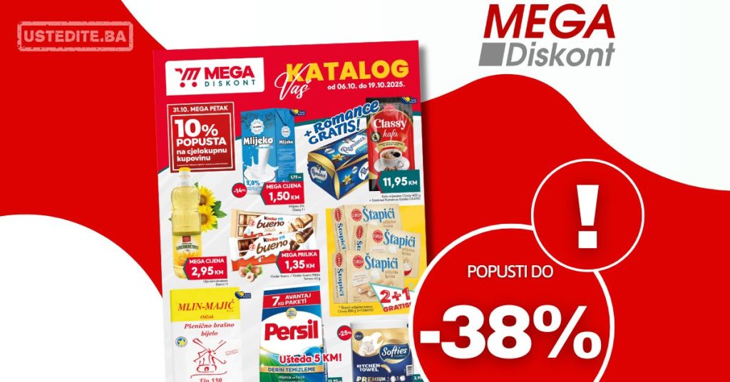 Mega Diskont katalog 6-19.10.2025.