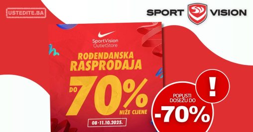 SportVision OUTLET Sniženje do 70%