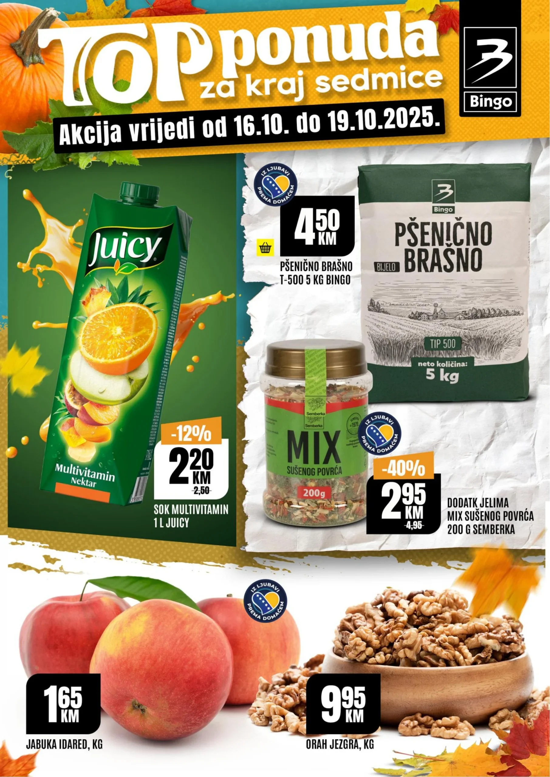 Bingo vikend akcija 16-19.10.2025. 