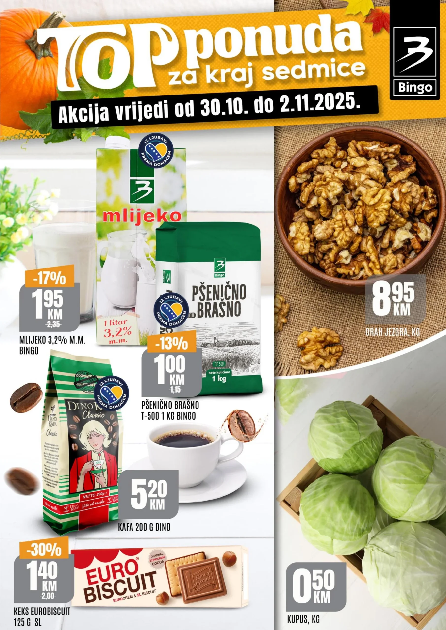 Bingo vikend akcija 30.10-2.11.2025.