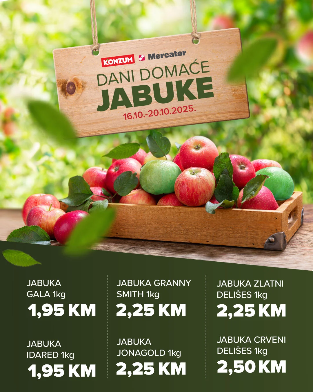Konzum DANI JABUKE 16-20.10.2025.
