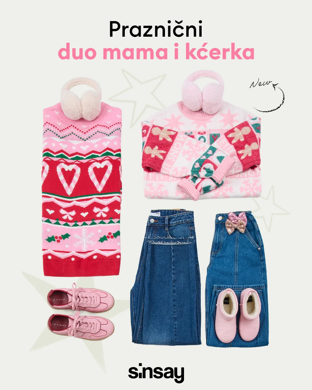 Sinsay praznična ponuda duo mama i kćerka – novembar 2025.