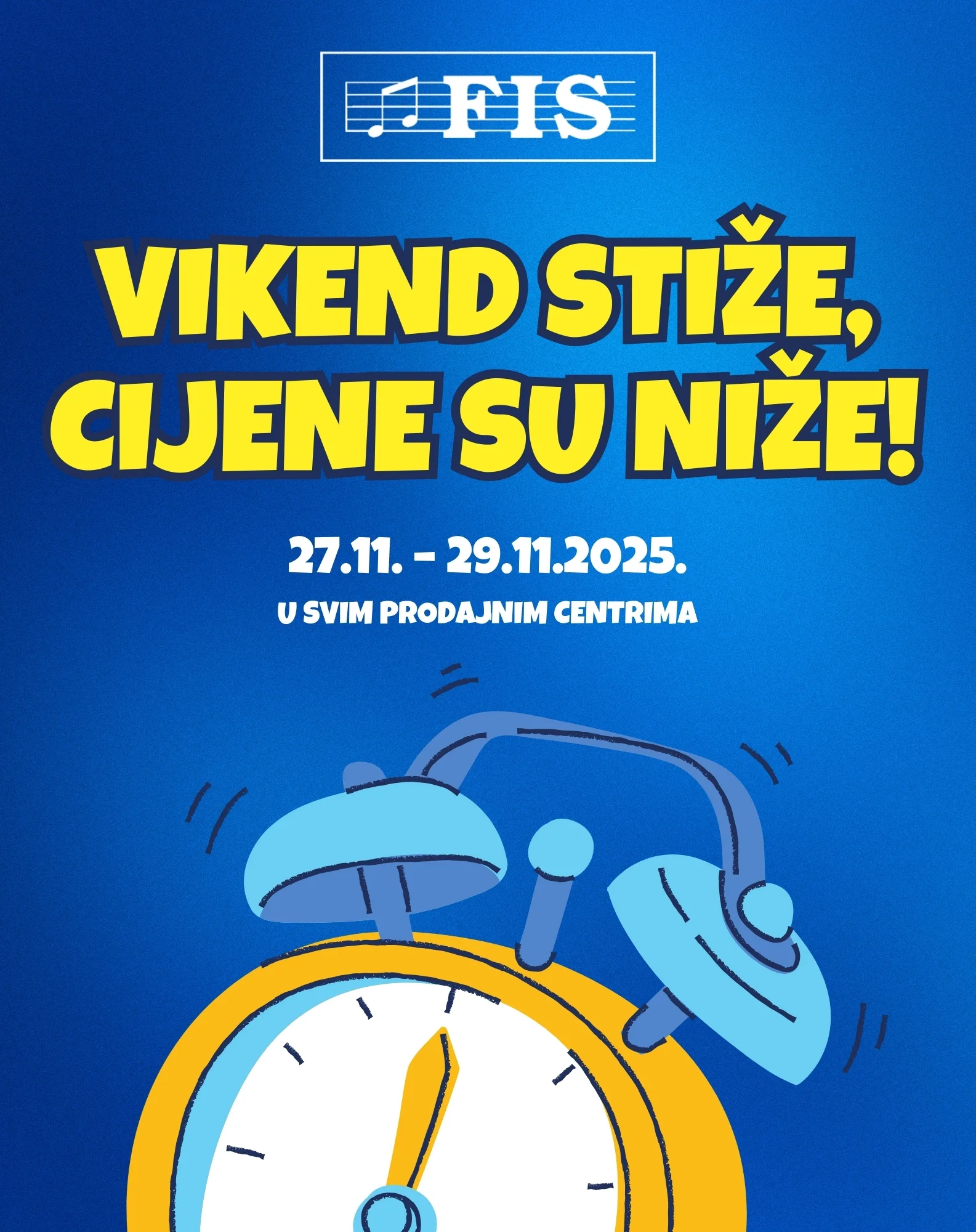 Fis akcija VEĆ OD 1,90 KM 27-29.11.2025.