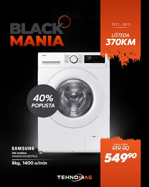 Tehno Mag BLACK FRIDAY 13-20.11.2025.