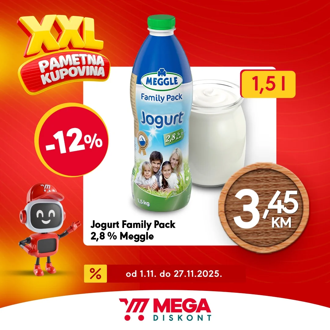 Mega Diskont XXL PONUDA 1-27.11.2025. 