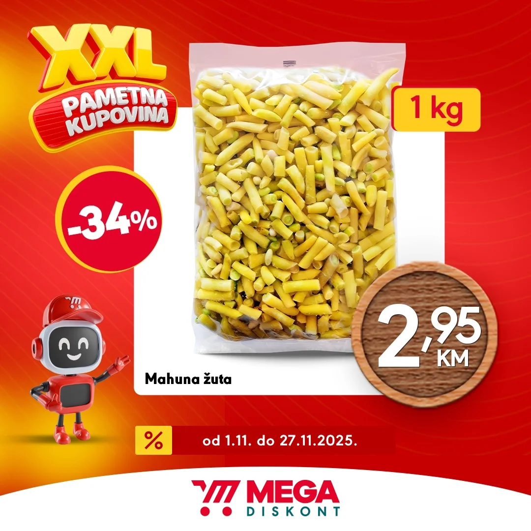 Mega Diskont XXL PONUDA 1-27.11.2025. 